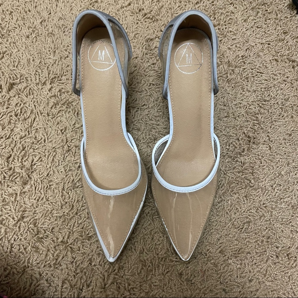 Reflective clear heels - Picture 4 of 8